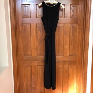 Jumpsuit by JBS w/Rhinestone Detailing & Tie Belt